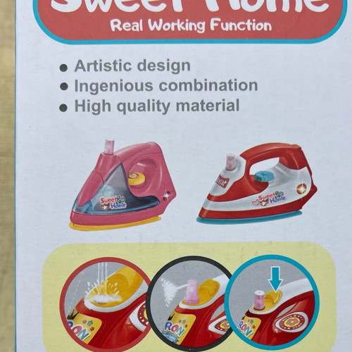 Children's toy iron new with light and sound