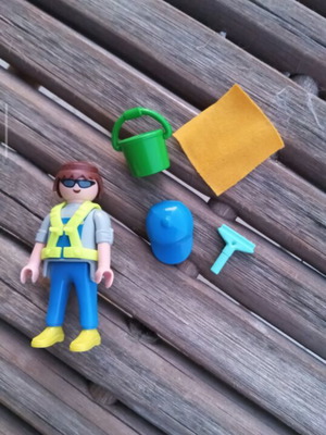 Playmobil window cleaner figure used