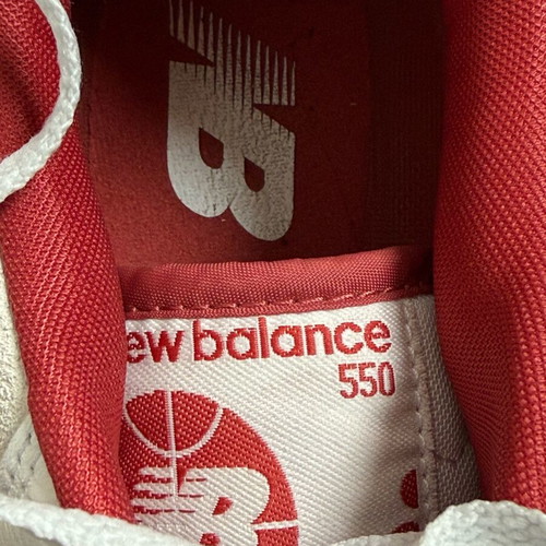 New Balance 550 men's sneakers size 47.5 like new, leather with suede details