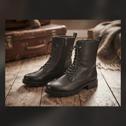 Tamaris basic black ankle boots size 38