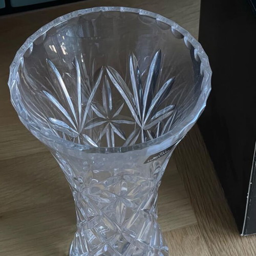 Royal Doulton crystal vase new