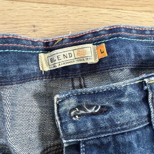 Blend Men Jean Shorts Size L Used, Blue