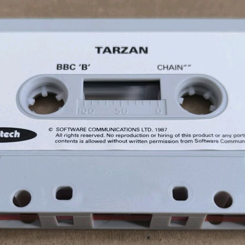 Tarzan (Martech) BBC Micro cassette like new, complete in box