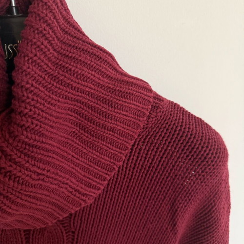 One Teaspoon knitted sweater like new, burgundy
