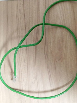 Green Cat 5 Data Cable UTP 26AWG AWM PVC 75°C ethernet καλώδιο μεταχειρισμένο 1.2μ