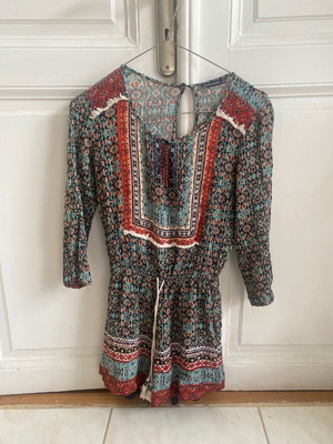 Bershka jumpsuit multicolor size XS used