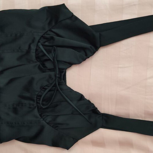 Bershka satin mini dress like new, black, size S
