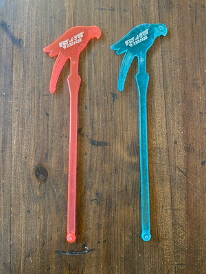 Collectible Tet-A-Tet Cafe Drink Stirrers like new, 1980-90s