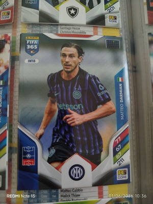 Panini FIFA 365 Adrenalyn XL 2026 κάρτα Matteo Darmian μεταχειρισμένη