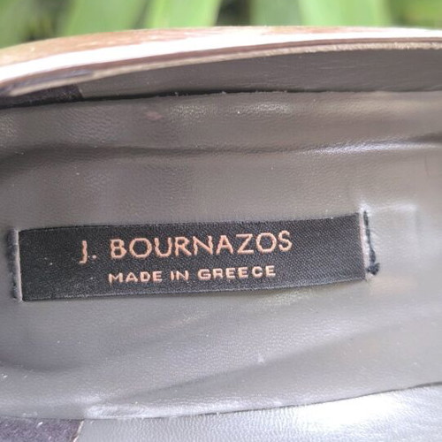 J. Burnazos 7 cm leather pumps like new, brown, size 37