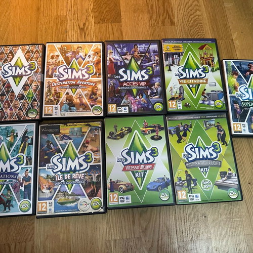The Sims 3 Collection used for PC, simulation