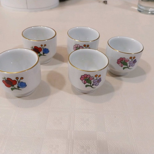 Kalosca Hungary Handpainted Porcelain Set like new