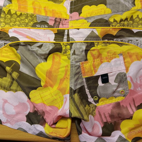 Wesc women's shorts used, colorful, size small