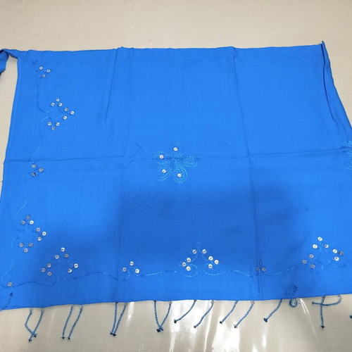 Blue pareo with sequins like new