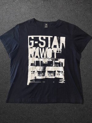 G-Star Raw Graphic T-Shirt Men's XXL Black Like New
