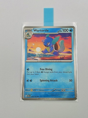 Wartortle 008/165 κοινή Scarlet & Violet κάρτα Pokemon καινούργιο