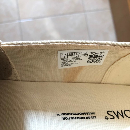 Women's platform espadrilles Toms 40 new, beige
