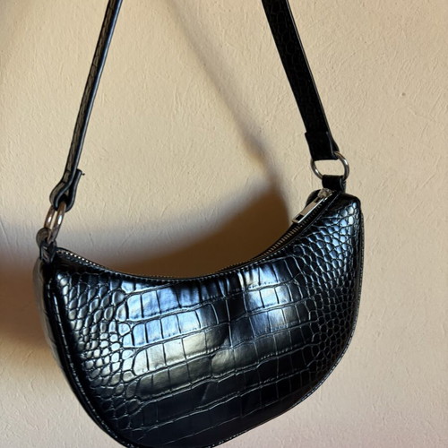 Pull&Bear shoulder bag used, black