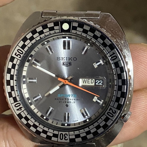 Seiko 5 Sports Rally Diver 6119-7173 Automatic 21J 42mm watch