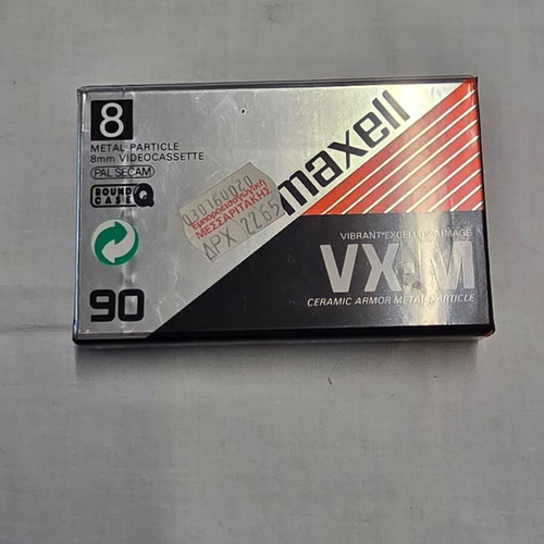 Maxell 8mm Video8 Metal Cassette Tape 90 λεπτά σφραγισμένη κασέτα ήχου