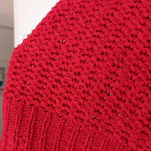 Mango knitted sweater red size M like new