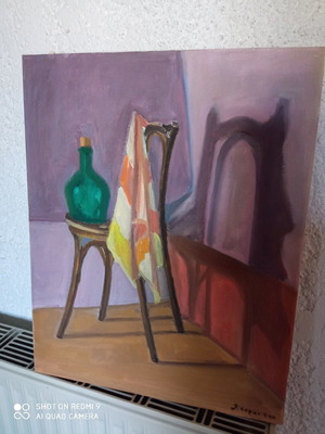 Original oil painting on canvas used