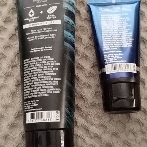 Bath & Body Works Men's Collection Body Creams used, Oasis and Ocean