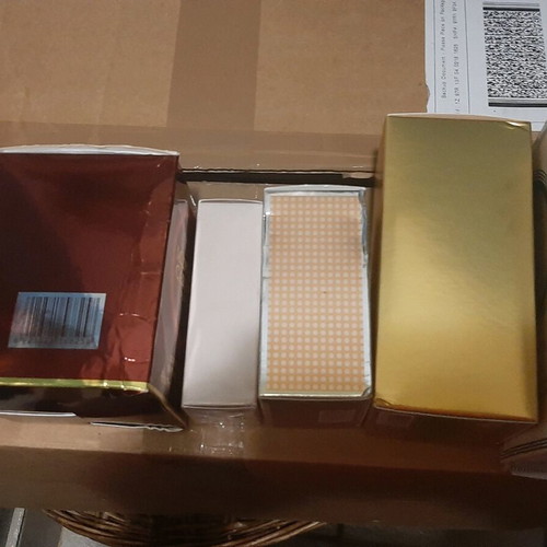 Vintage perfume boxes like new, pack of 5