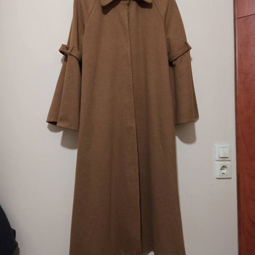 Vintage long coat brown like new, size 44 (L/XL)