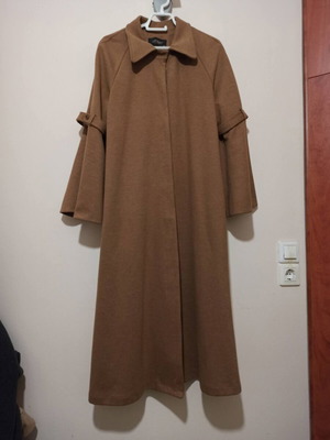 Vintage long coat brown like new, size 44 (L/XL)