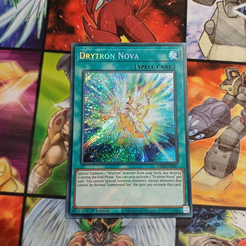 Drytron Nova Spell Card used, RA04 Secret Rare
