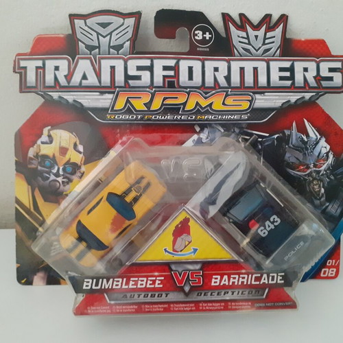 Transformers RPMS Bumblebee vs Barricade Mattel 2009