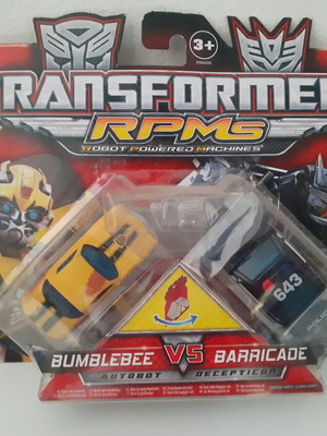 Transformers RPMS Bumblebee εναντίον Barricade Mattel 2009