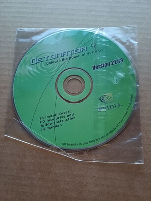 Detonator 4 CD version 21.83 Nvidia used