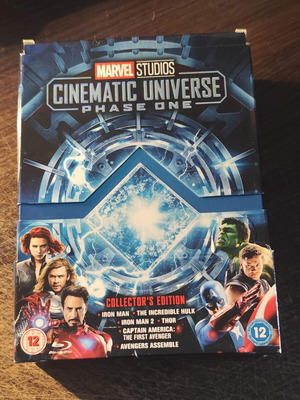 Marvel Studios Cinematic Universe Phase One Blu-Ray употребяван, приключенски фантастичен