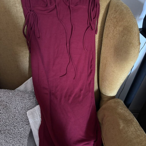 Burgundy lightweight dress like new