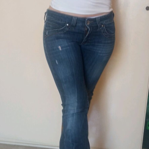 Women's jeans like new, size 27, blue
