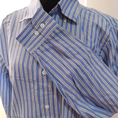 Nautica Men's Shirt Medium Like New, 100% Cotton