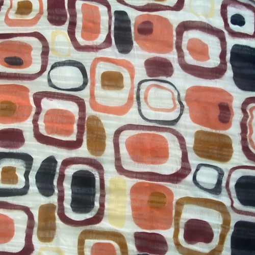 Scarf in earth tones like new