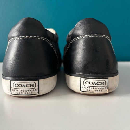 Coach athletic shoes like new, black, size 37