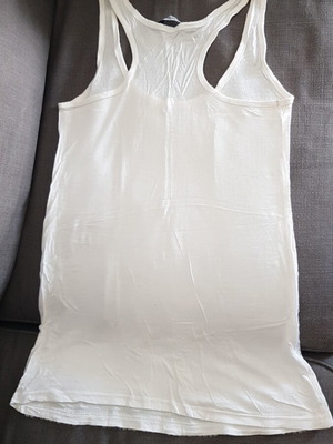 White sequin strap top Pull & Bear like new, size M