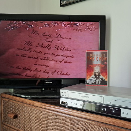 The Crow VHS PAL edition like new with English audio
