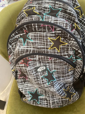 Vans 3-Compartment Backpack used, star print