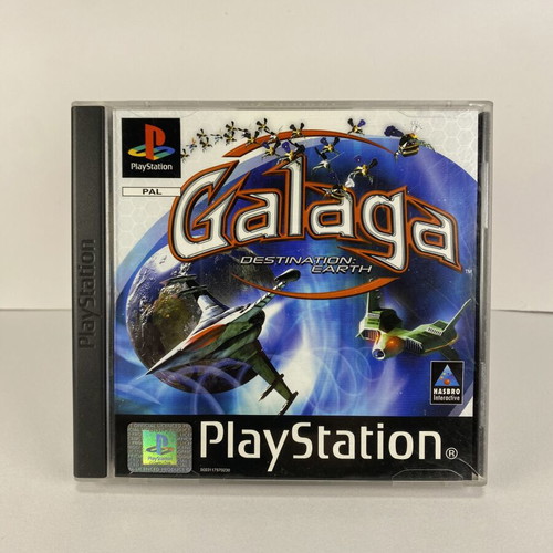 Galaga PlayStation 1 PS1 game used, complete, English