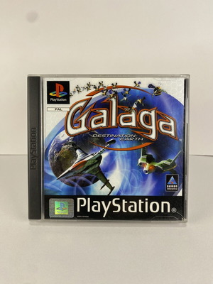 Galaga PlayStation 1 PS1 game used, complete, English