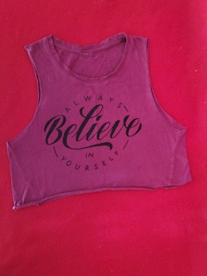 Blouse one size like new, purple