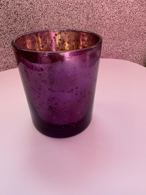 Purple candle holder new