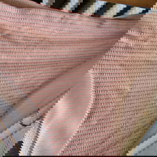 Магио долна част M меко розово с райета регулируемо