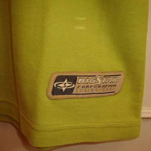 Big Star green short-sleeve T-shirt used, size L