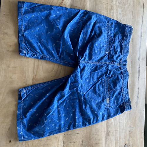 Edward Jeans men's bermuda shorts XL blue with pattern like new